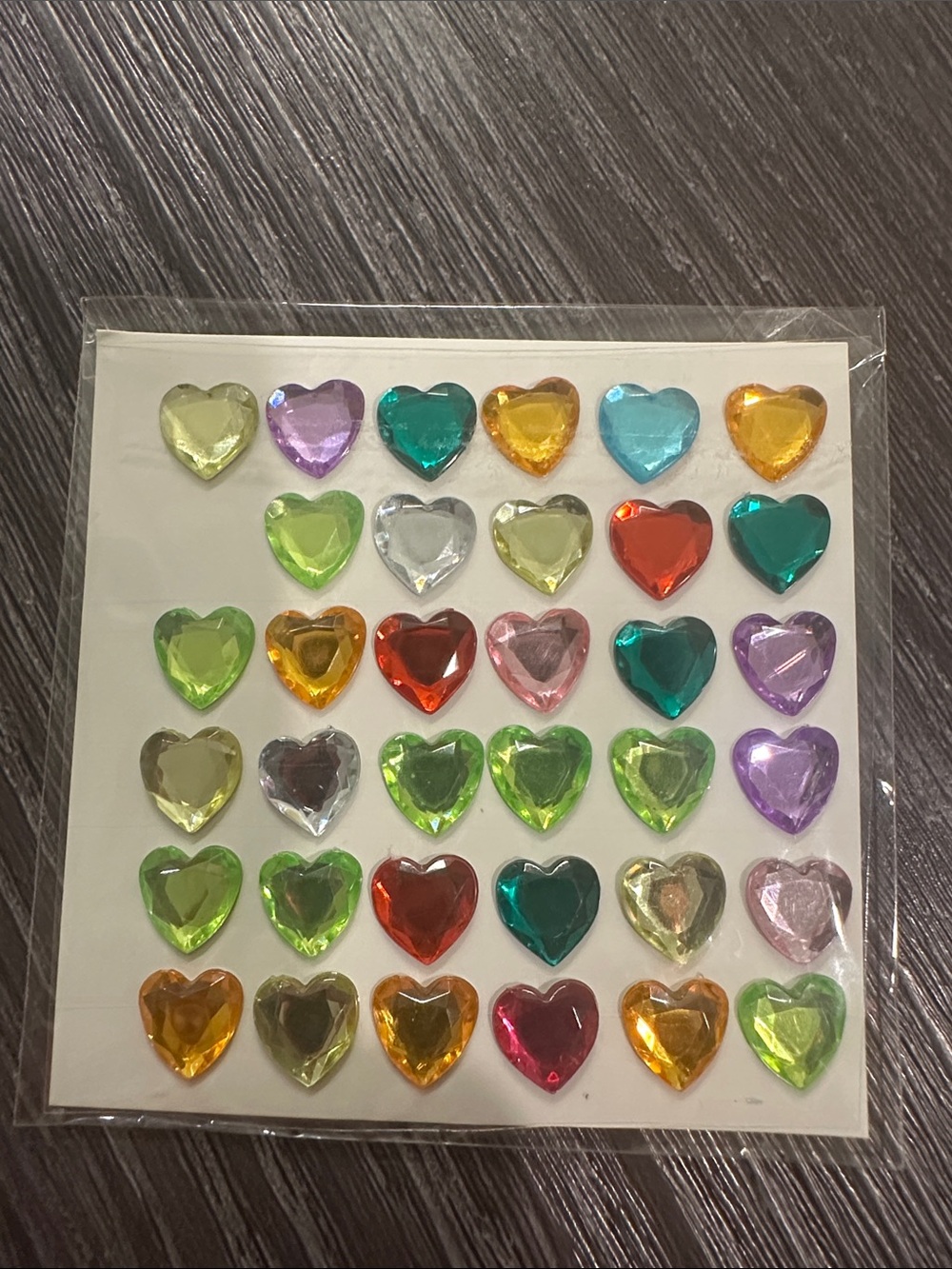 Assorted Multicolor Body/Nail Art Jewel Stickers - Decorative Gems Pack - Picture 13 of 14